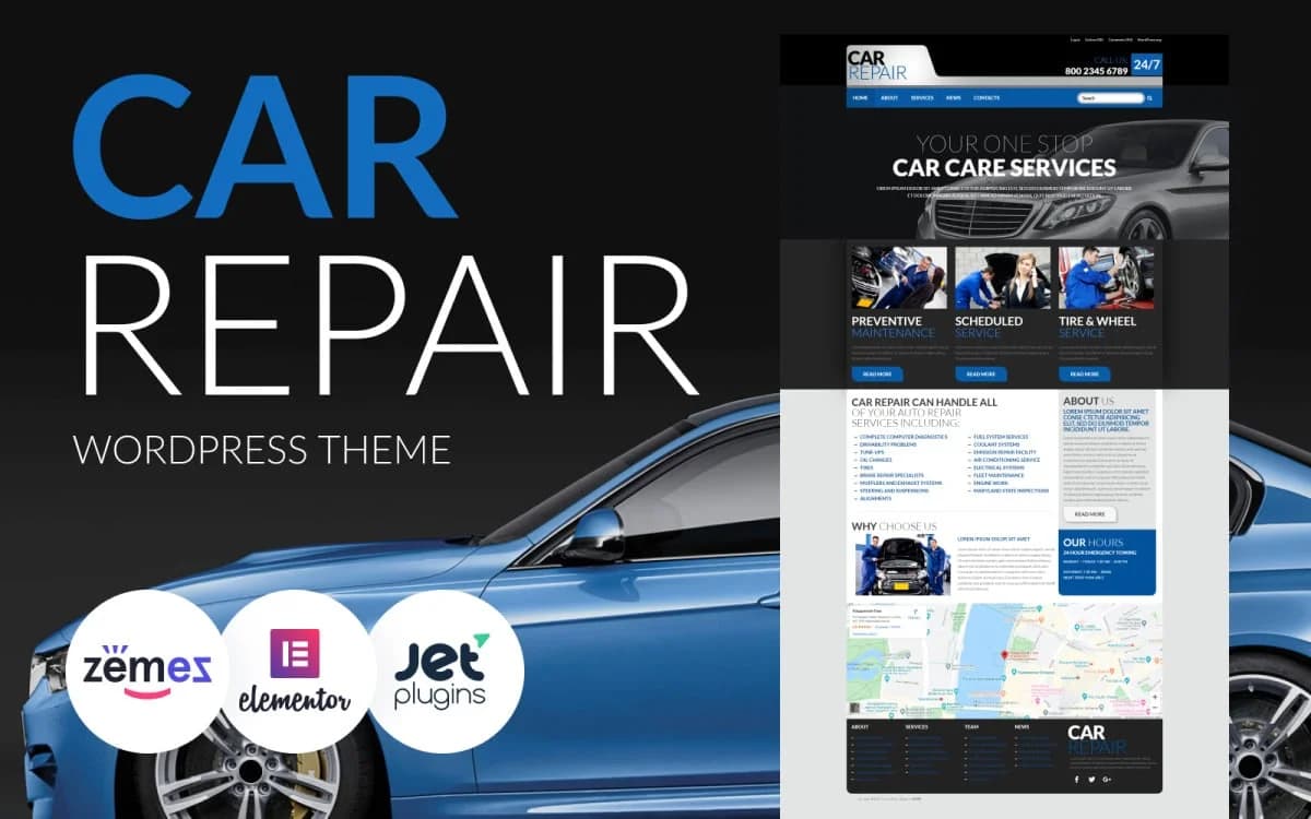 Car Repair - Automotive WordPress Theme