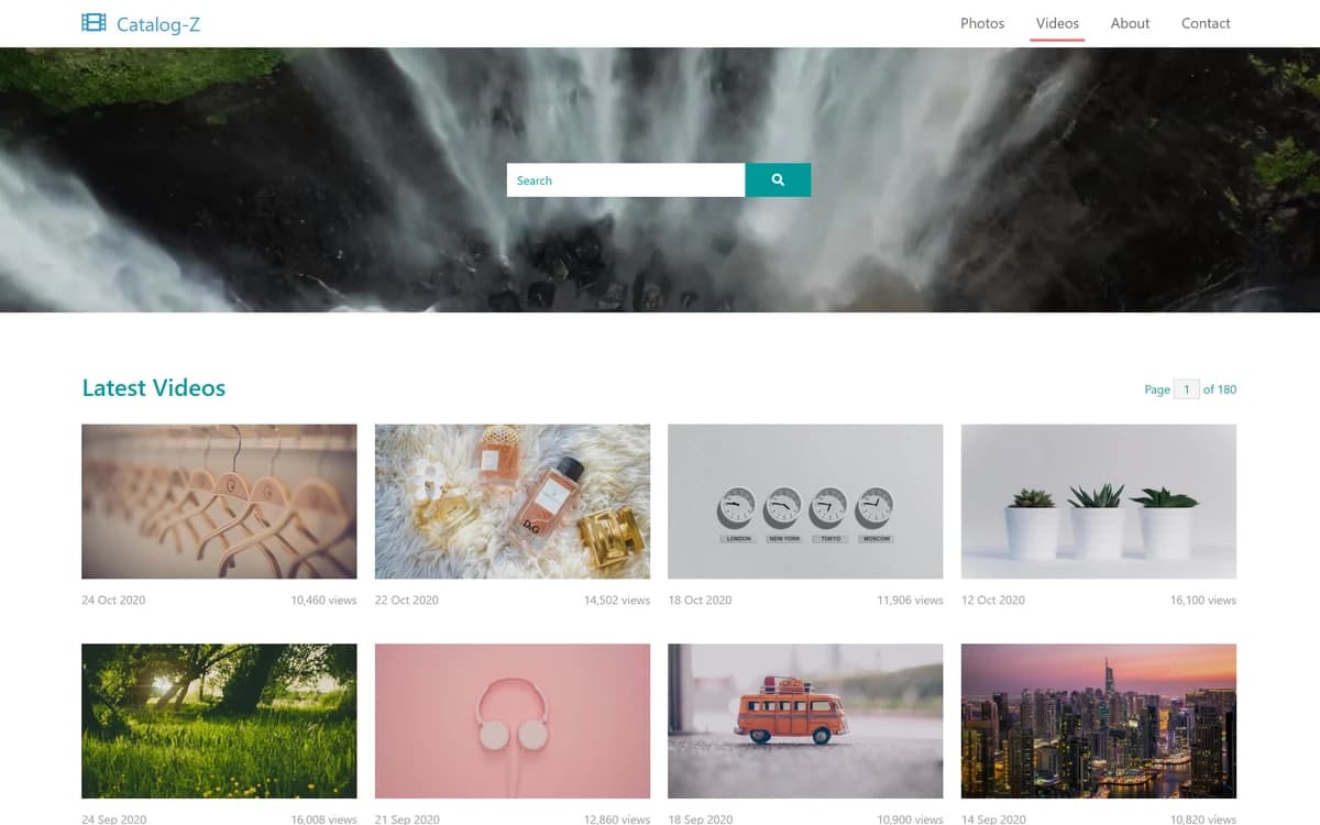 Catalog Z Free HTML Template