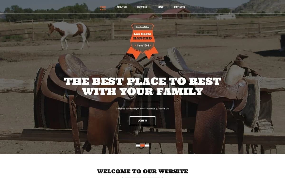 Cowboy Ranch Joomla Template