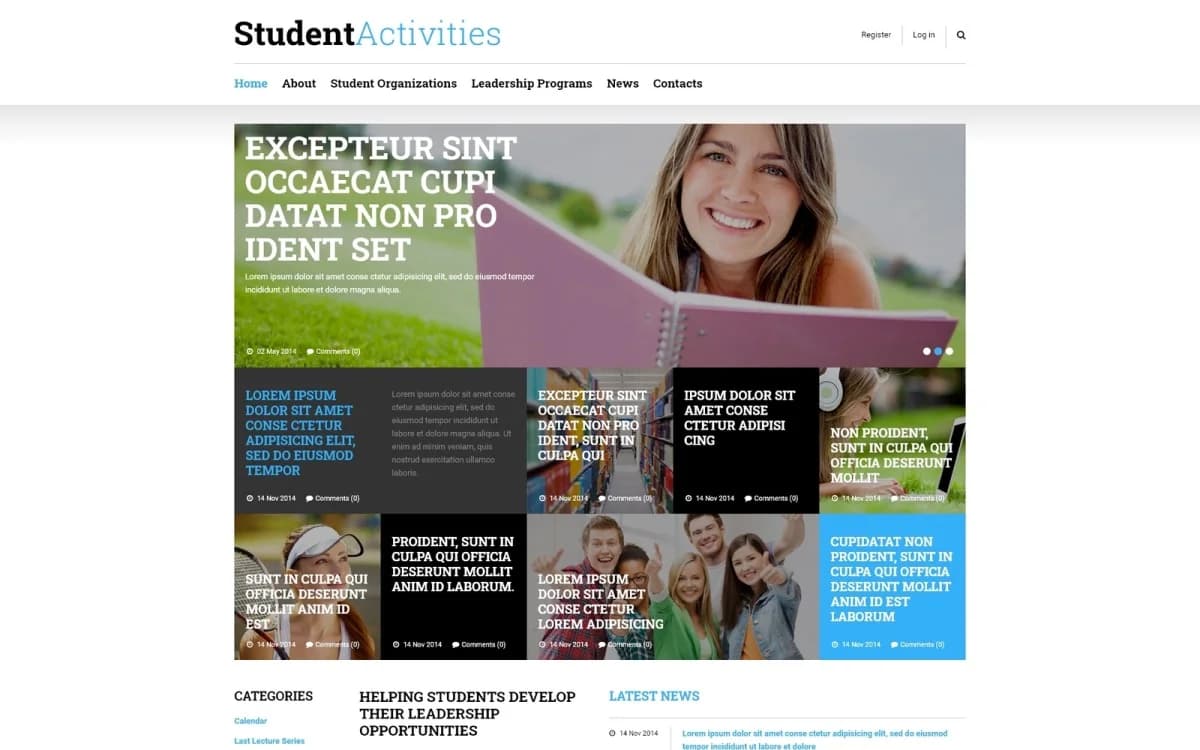 Education Responsive Joomla Template