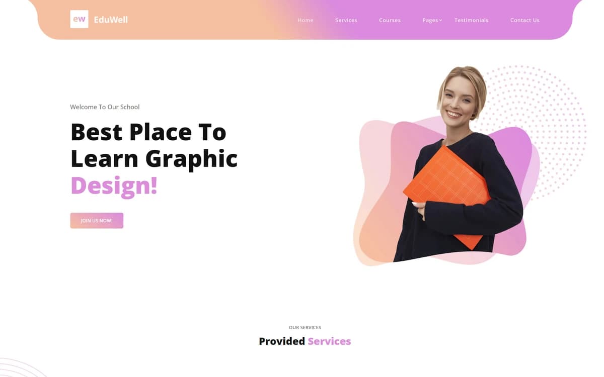 Eduw Free HTML Template