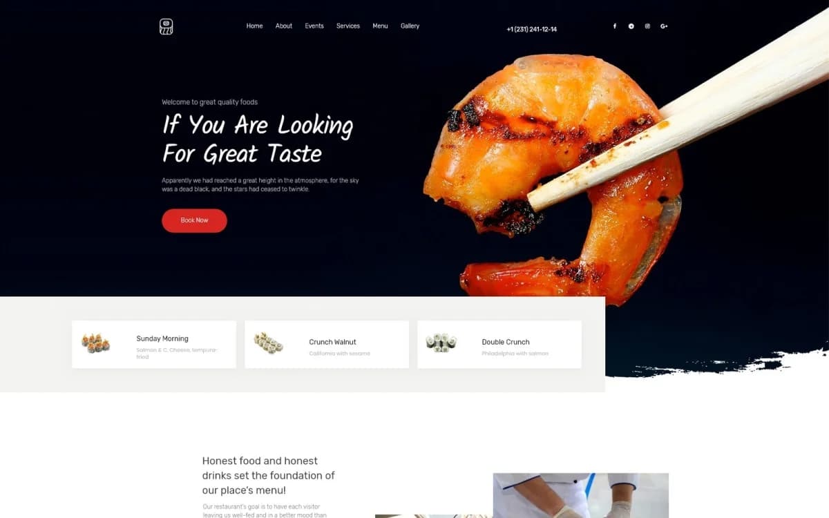 European Cuisine WordPress Theme