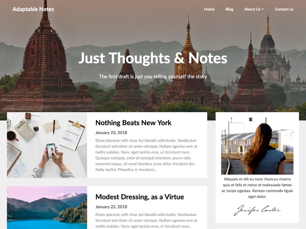 Adaptable Notes