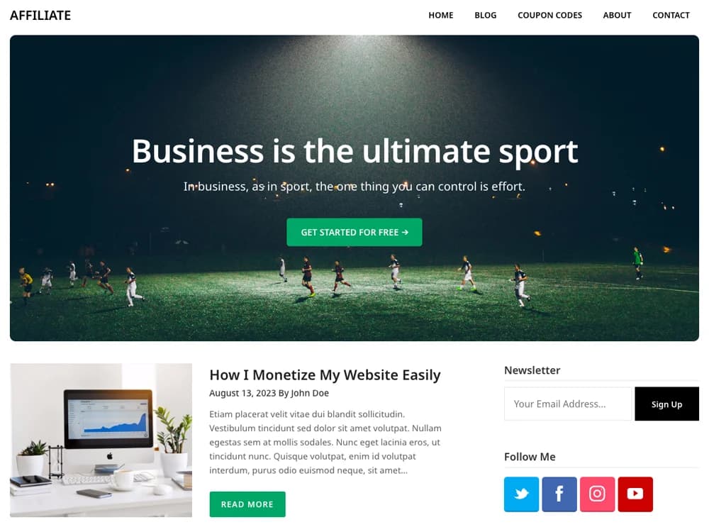 Affiliate Blogger