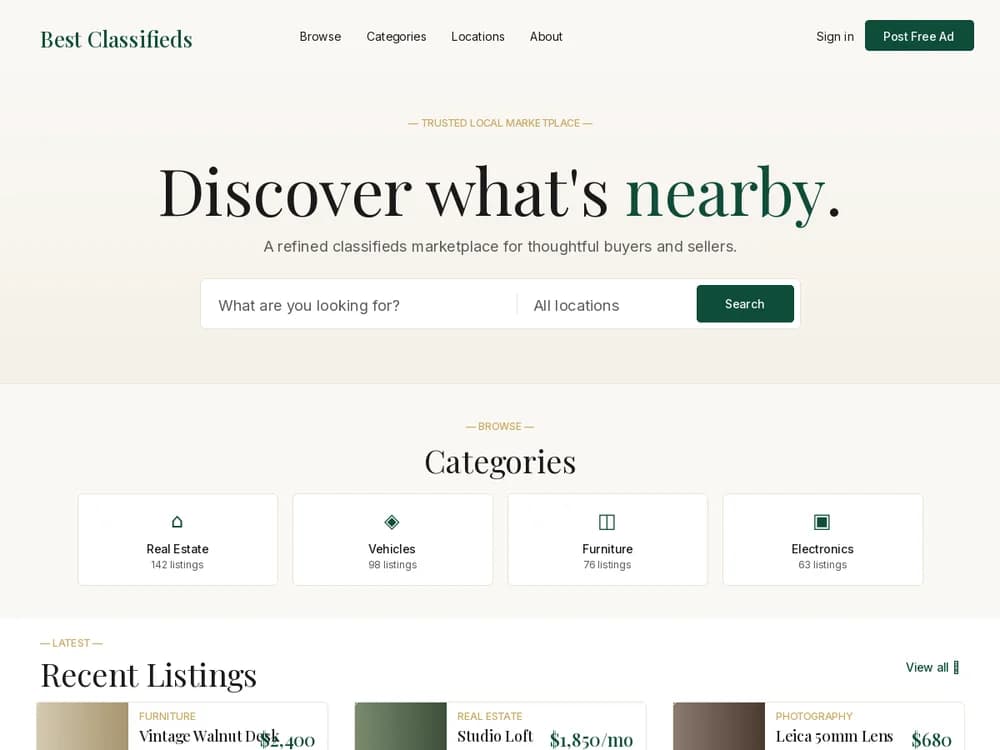 Best Classifieds