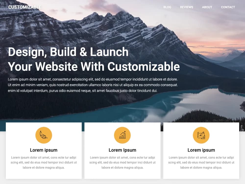 Customizable Blogily