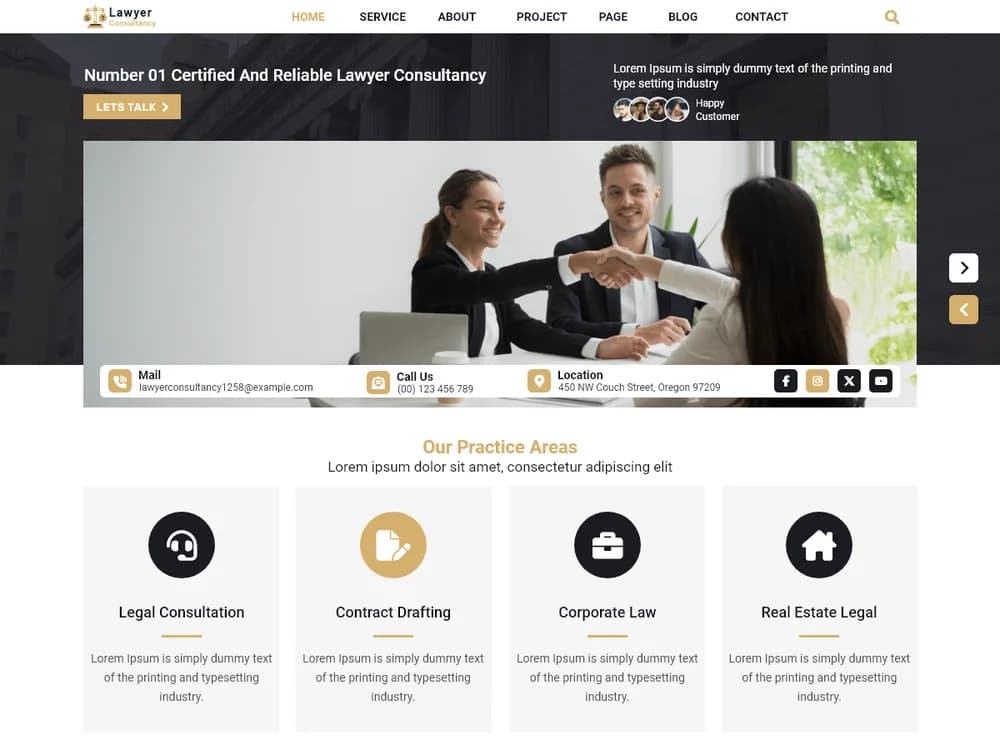 Legal Consultant Blocks