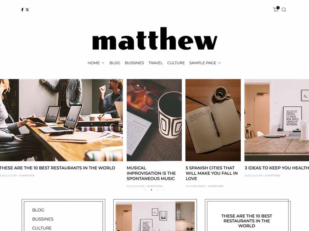 Matthew Magazine Blog