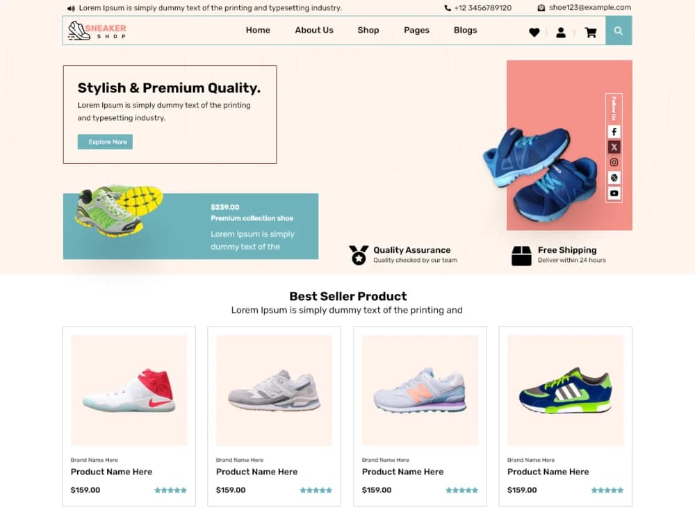 Online Sneaker Shop