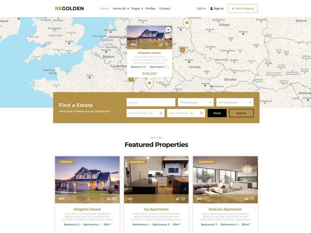Real Estate Golden