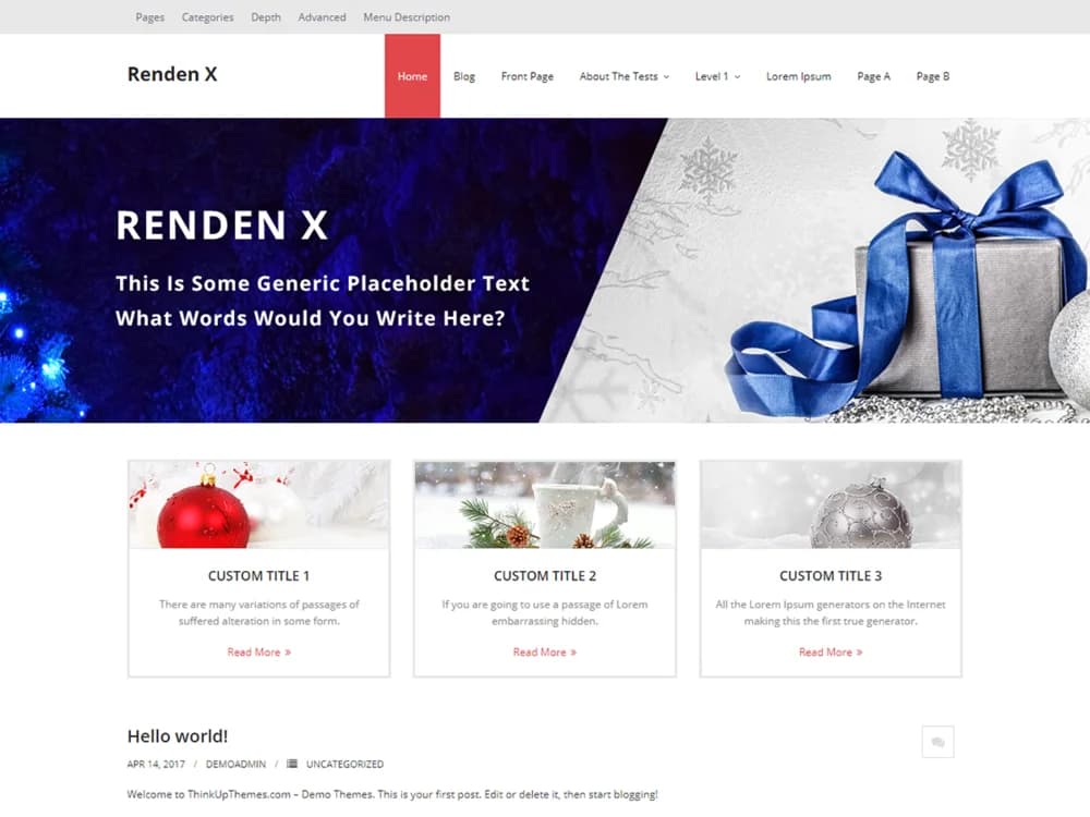 Renden X