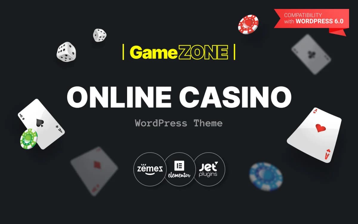 GameZone - Betting & Online Casino WordPress Theme