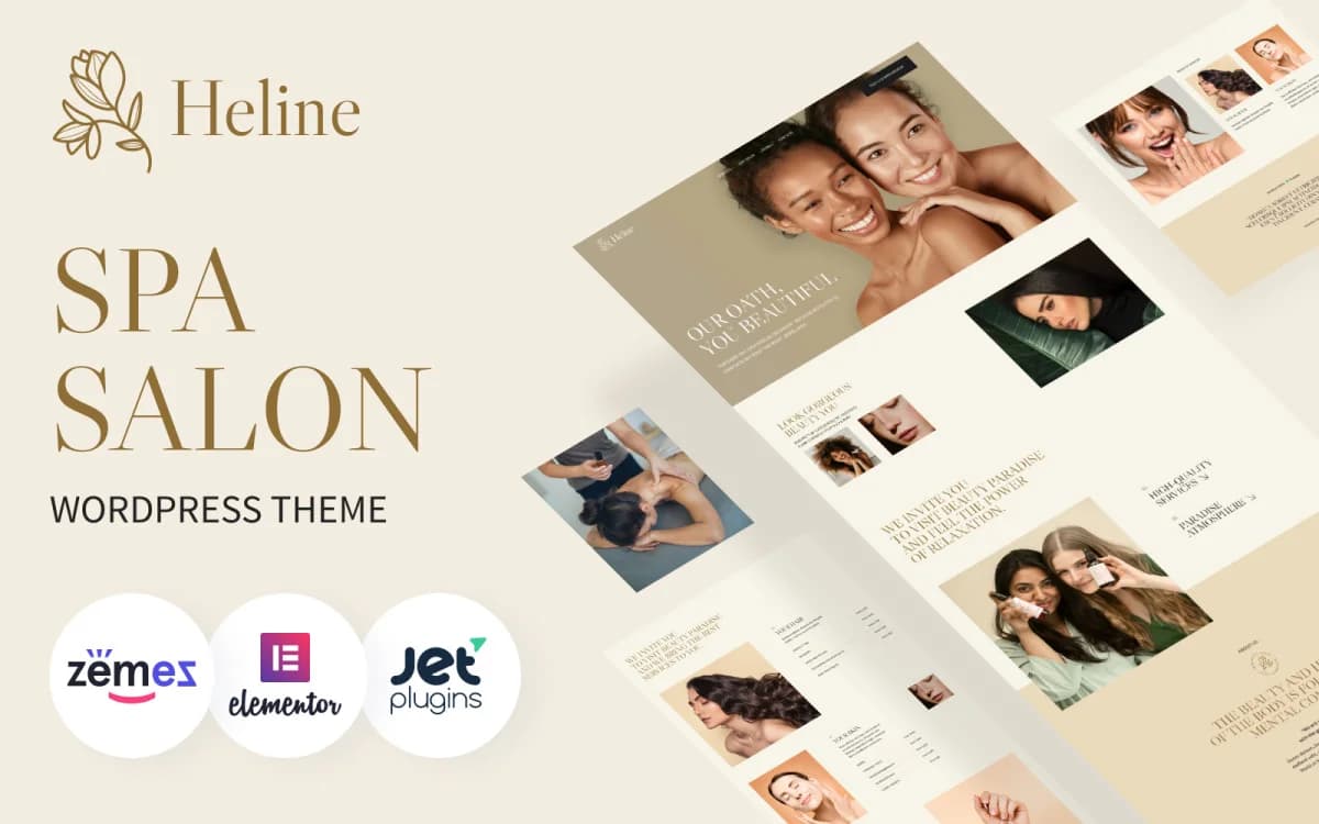 Heline - Spa Center and Beauty Salon WordPress Theme