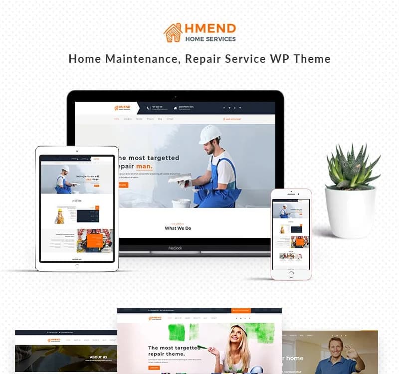 Hmend - Home Maintenance, Repair Service WordPress Theme