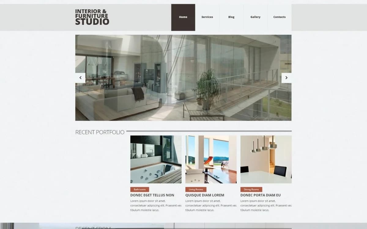 Interior & Furniture Responsive Joomla Template