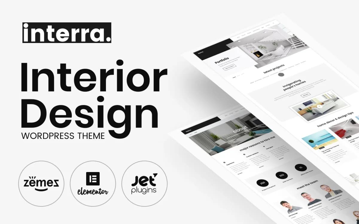 Interra - Home Decorator & Interior Design WordPress Theme