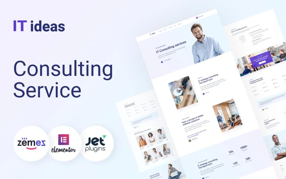 IT Ideas - It Consulting Elementor WordPress Theme