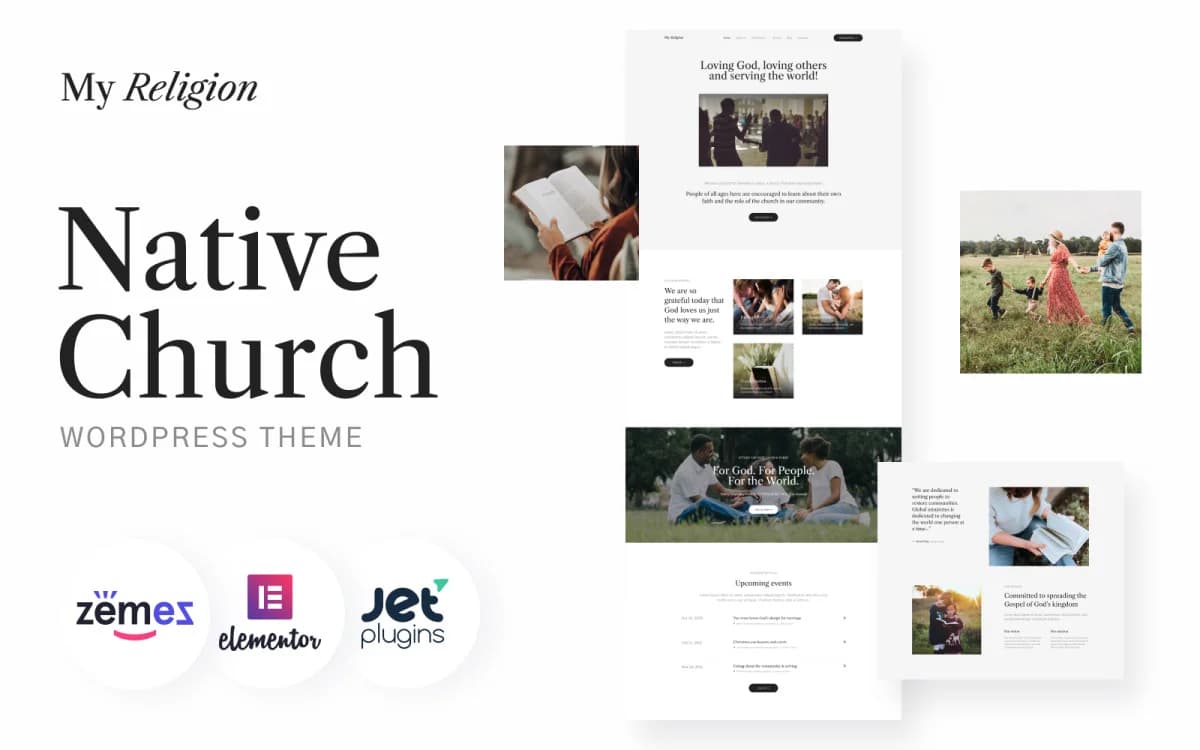 Native Church - Church WordPress Theme for Religious Organization