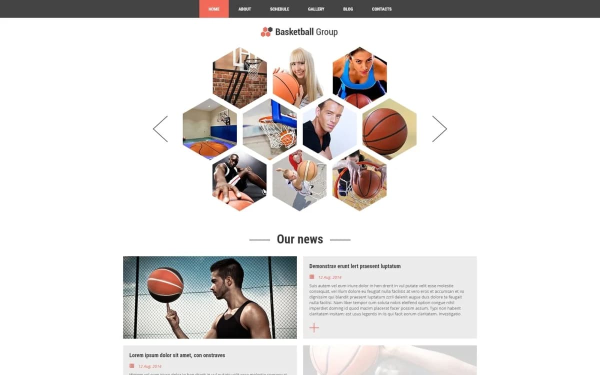 NBA Fan Board Joomla Template