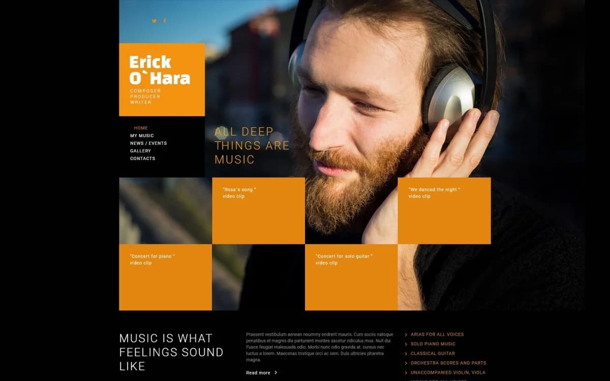 Personal Page Responsive Joomla Template