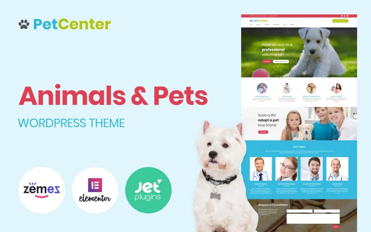 PetCenter - Animals & Veterinary WordPress Theme