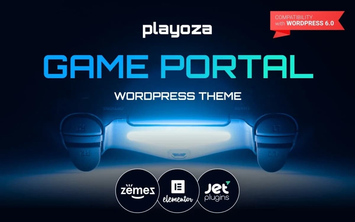 Playoza - Esports & Gaming WordPress Theme for Game Portal Website