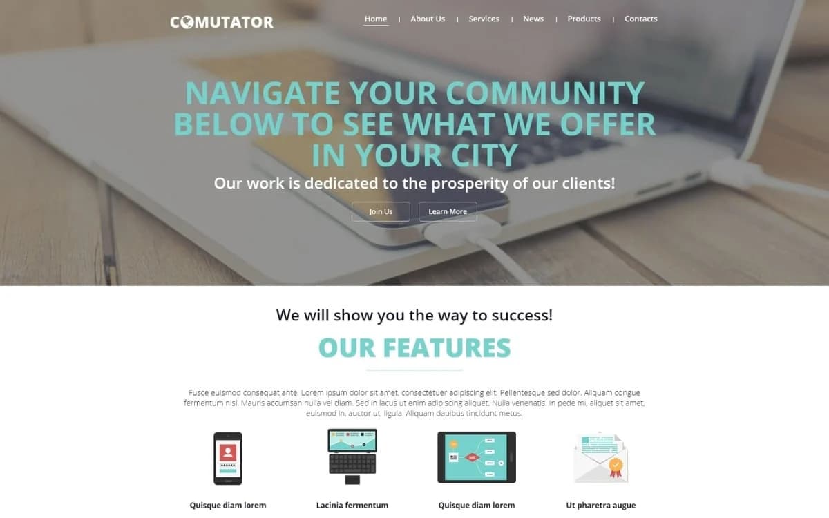 Powerful Communications Joomla Template