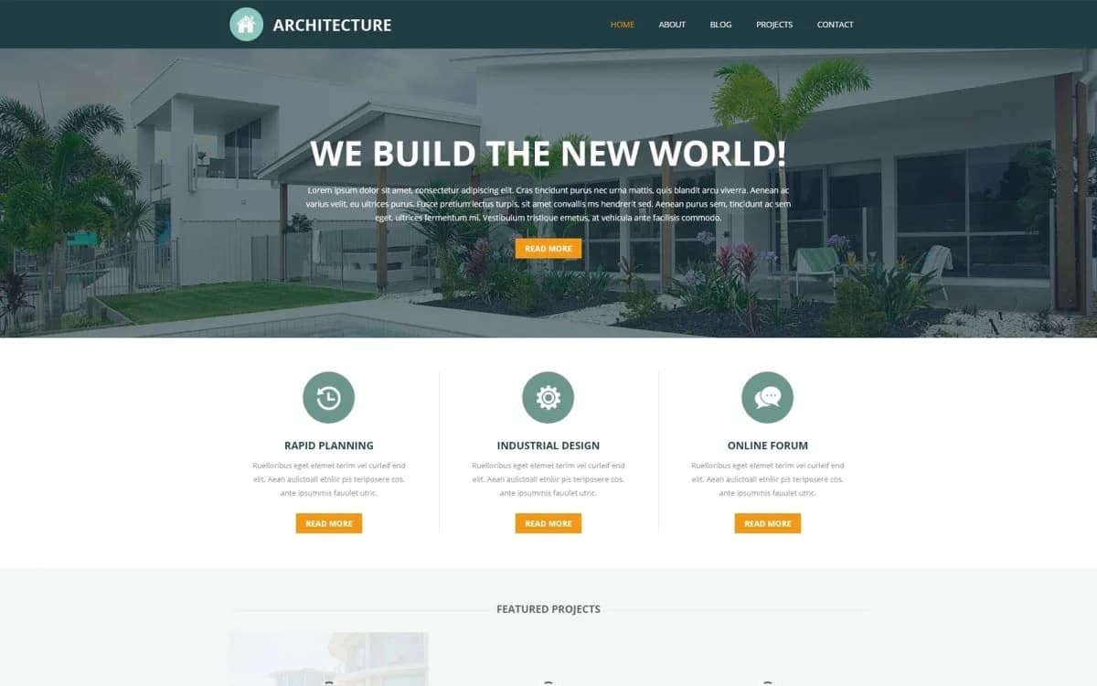 Pro Architectural Designs Joomla Template