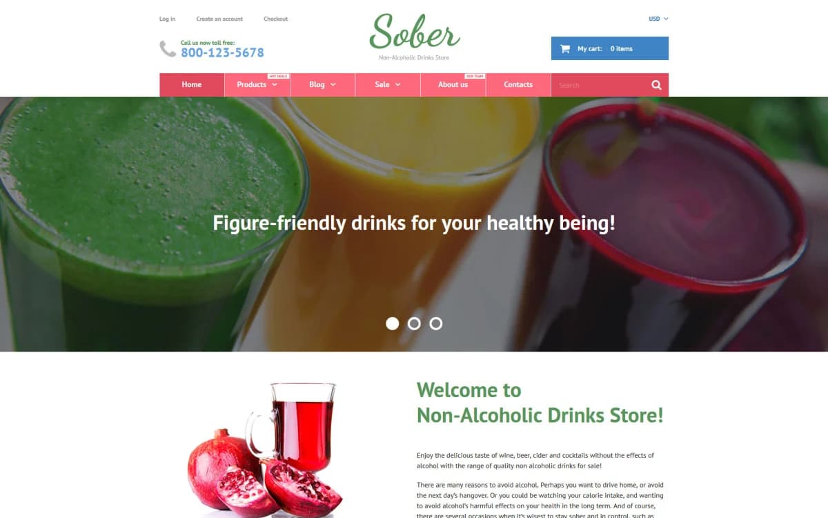 Sober Shopify Theme