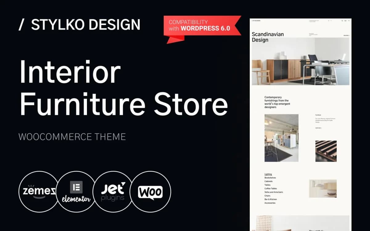 Stylko - Home Decor & Furniture Interior WordPress Theme