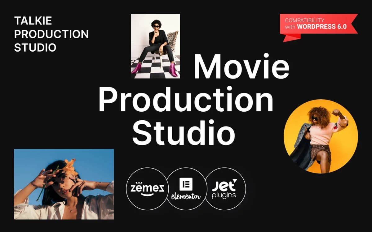Talkie Production Studio - Movie & Video Production WordPress Theme