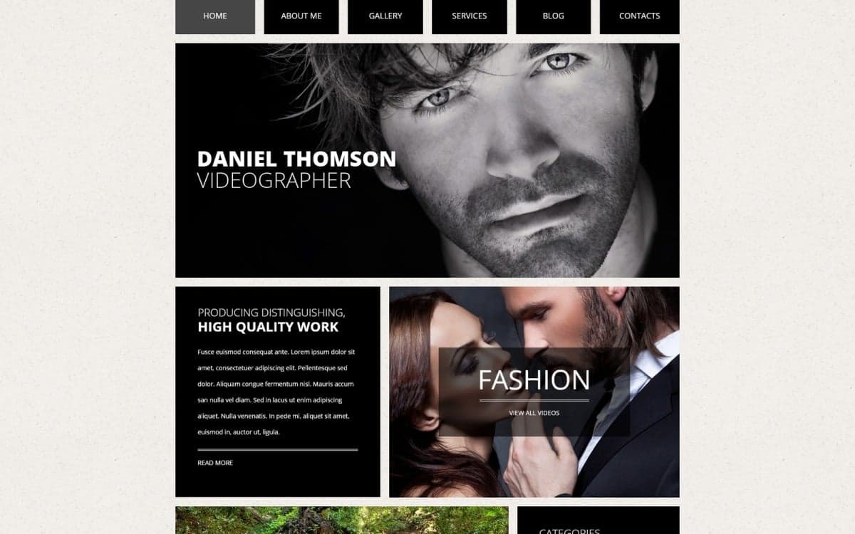 Online Portfolio Joomla Template