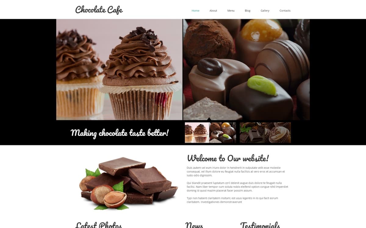 Cafe Responsive Joomla Template