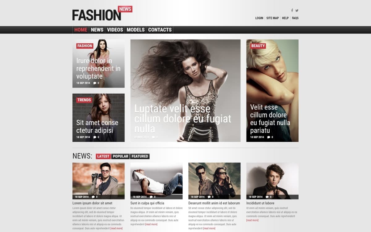 Fashion Responsive Joomla Template