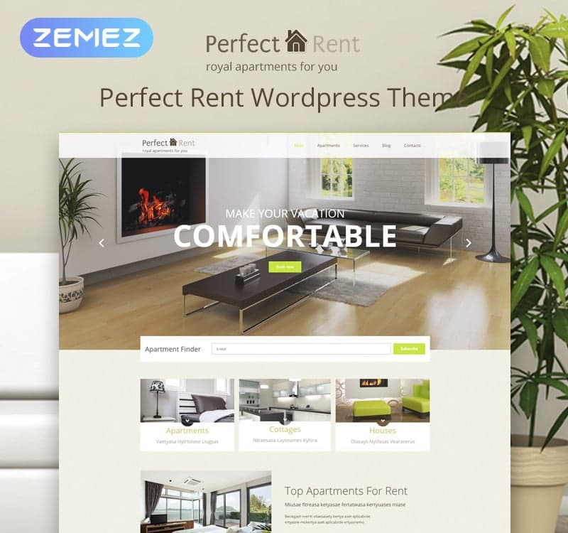 Perfect Rent WordPress Theme