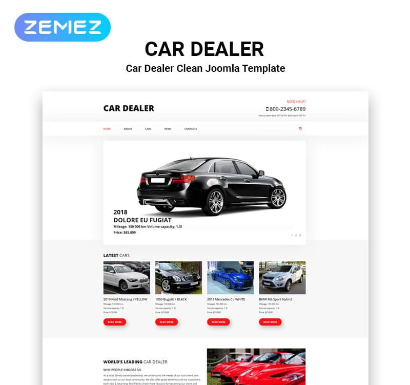 CarsNews - Cars Modern Joomla Template