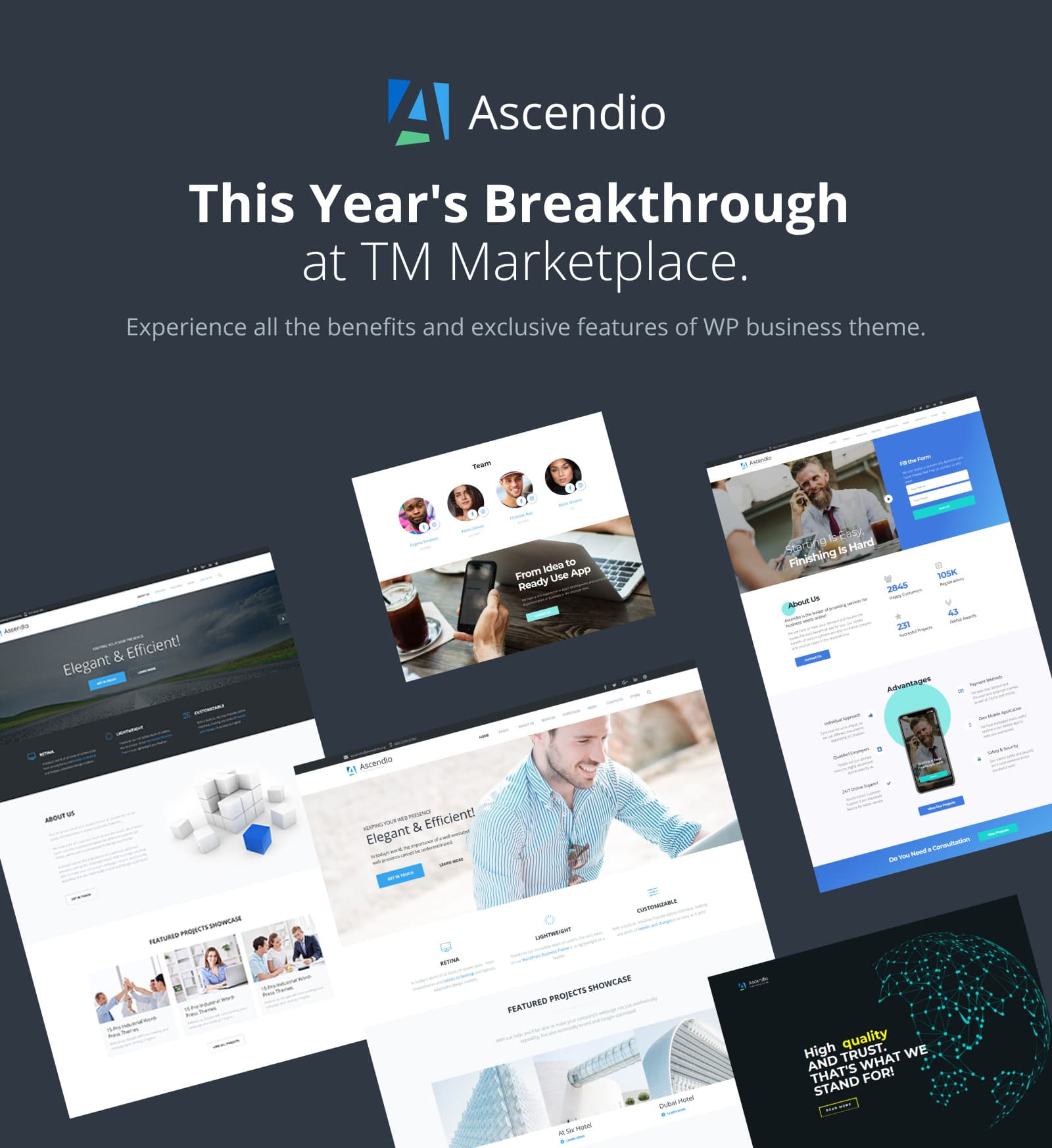 Ascendio - Corporate & Business WordPress Theme - Screenshot 6