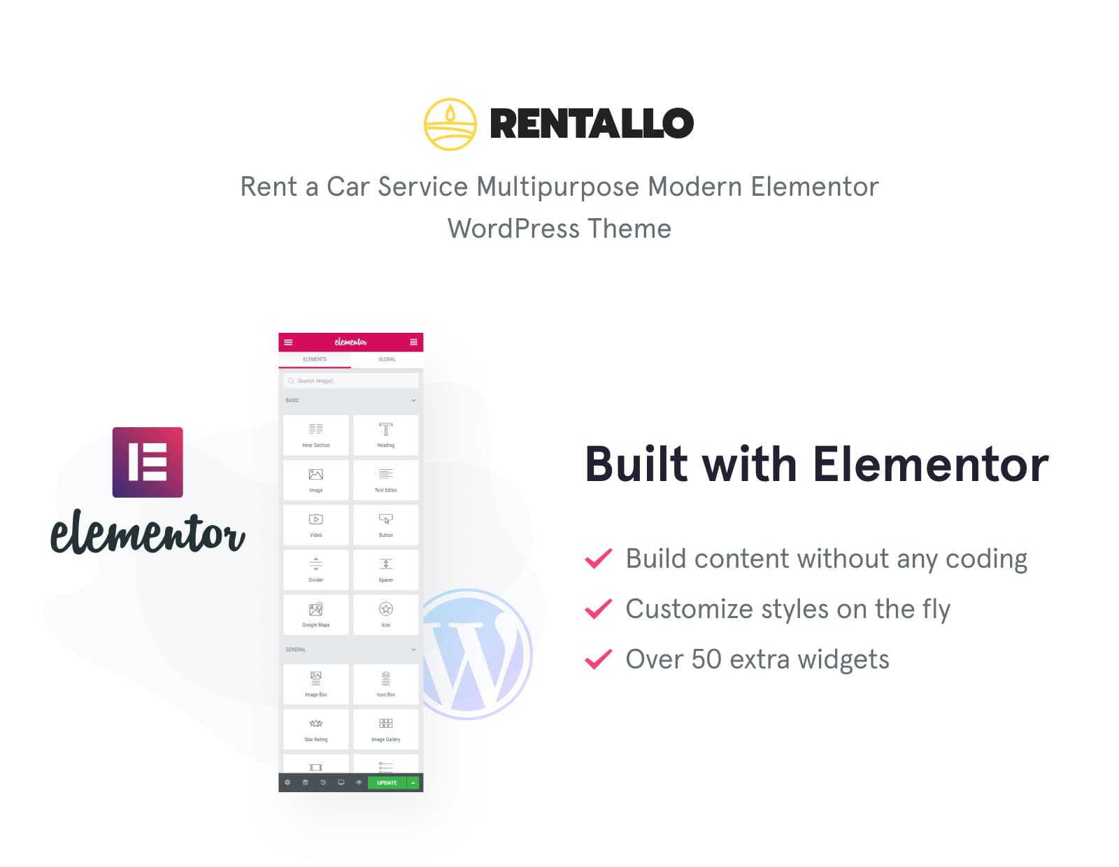 Rentallo - Car Rental WordPress Theme - Screenshot 6