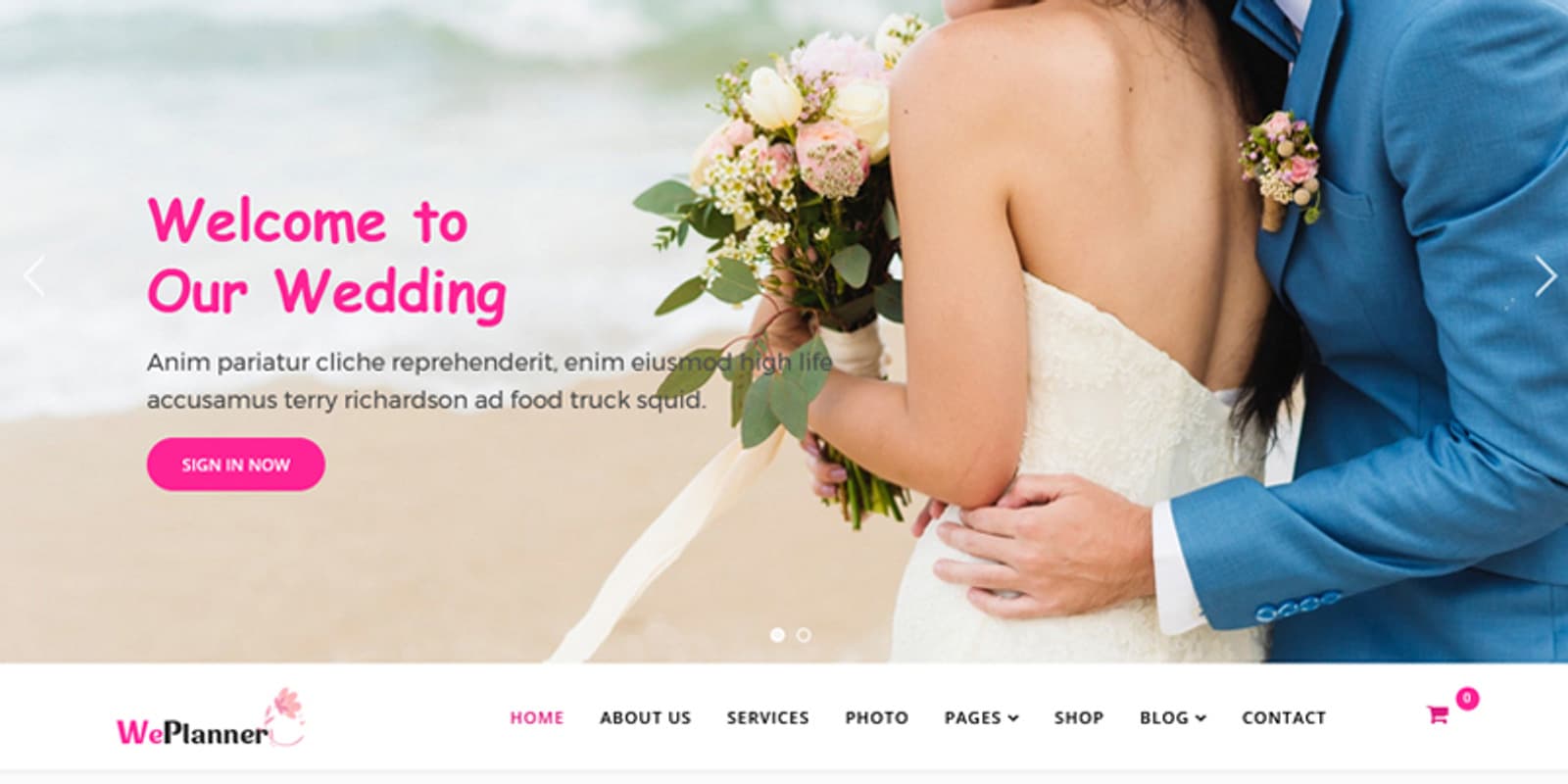 Wedding Planner Joomla 5 template - Screenshot 6