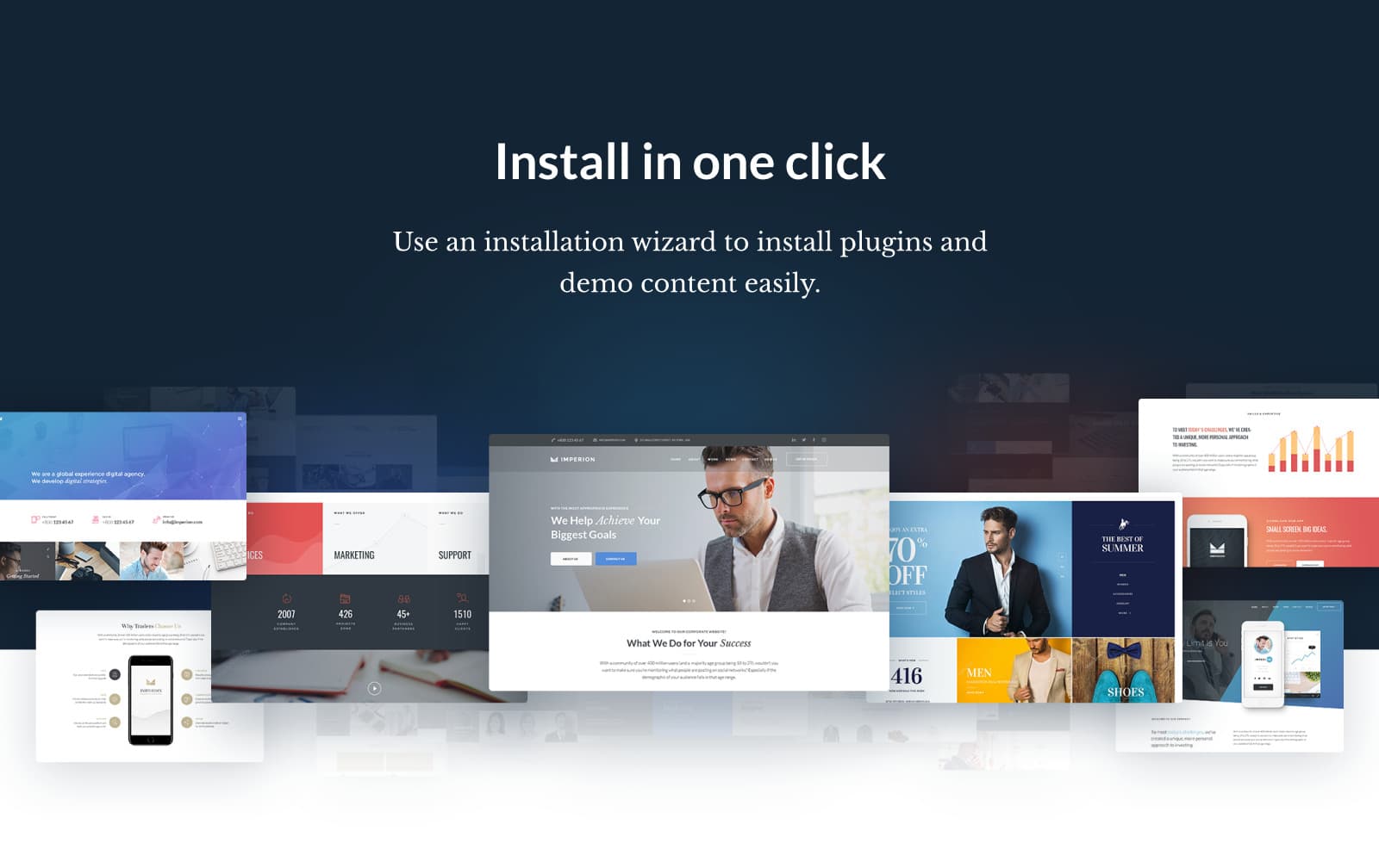 Imperion - Multipurpose Corporate WordPress Theme - Screenshot 10
