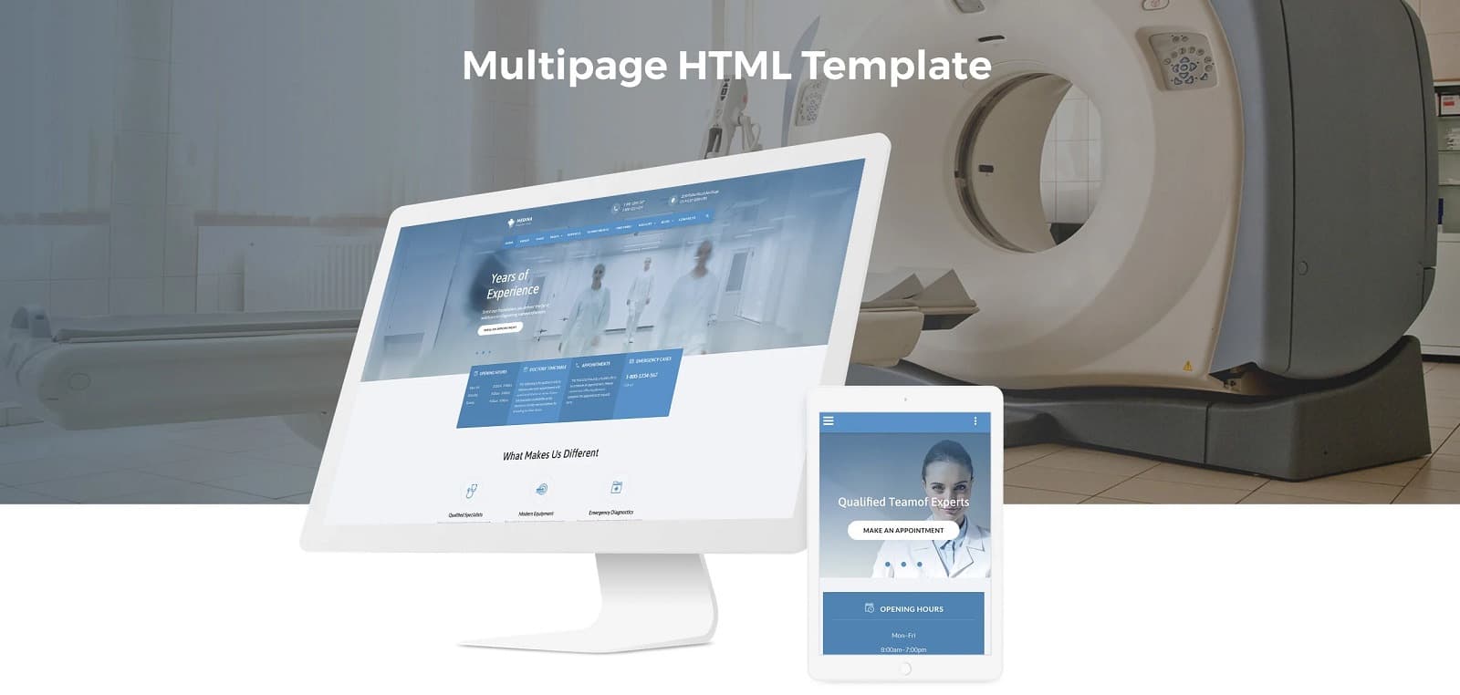Medina - Diagnostic Center Multipage HTML Website Template - Screenshot 8