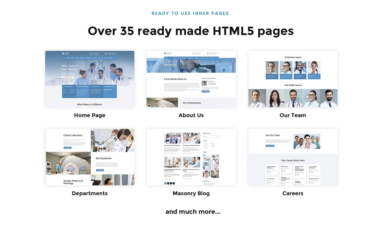 Medina - Diagnostic Center Multipage HTML Website Template - Screenshot 10