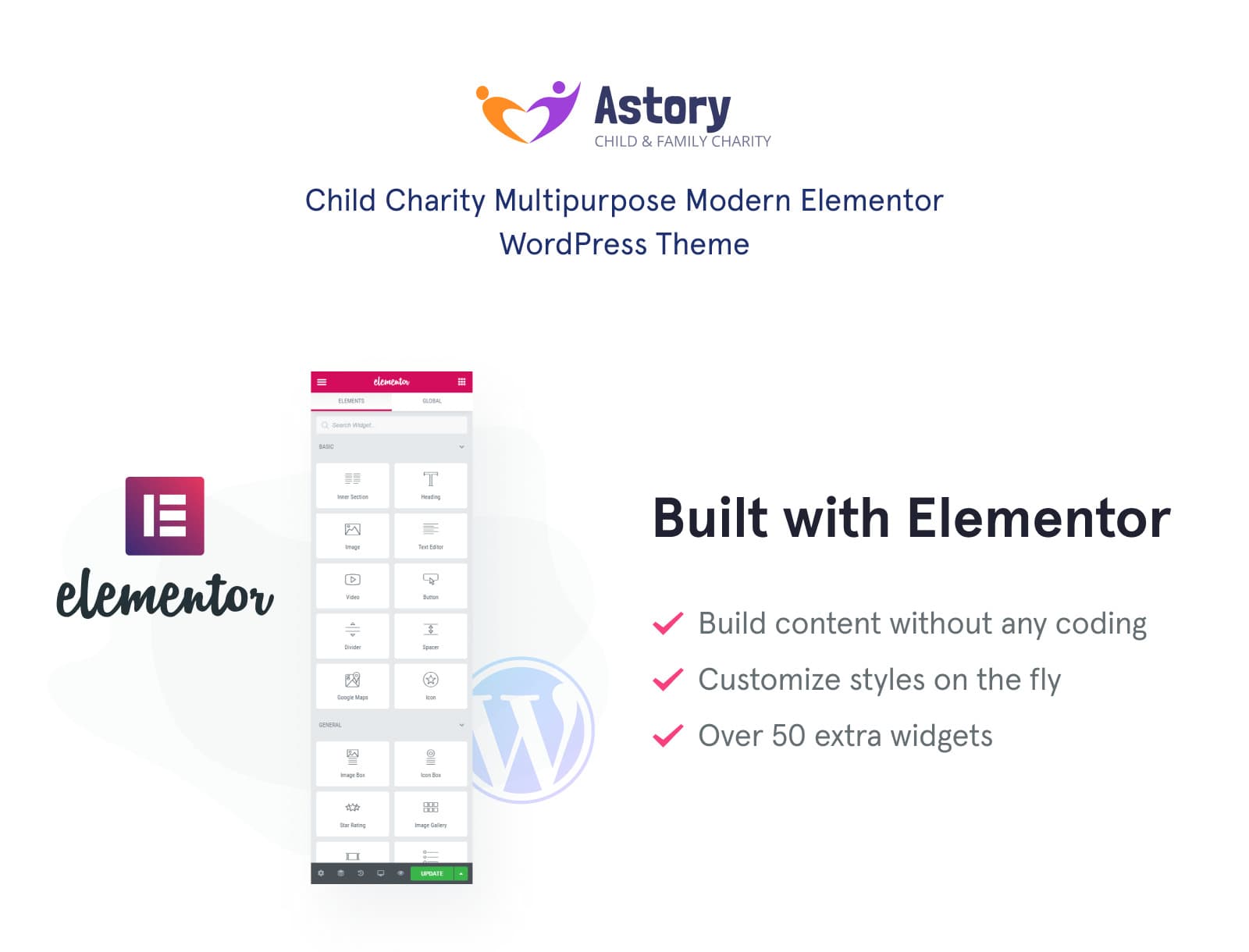 Astory - Child Charity & Nonprofit Organization WordPress Theme for Community Support Website - Screenshot 6