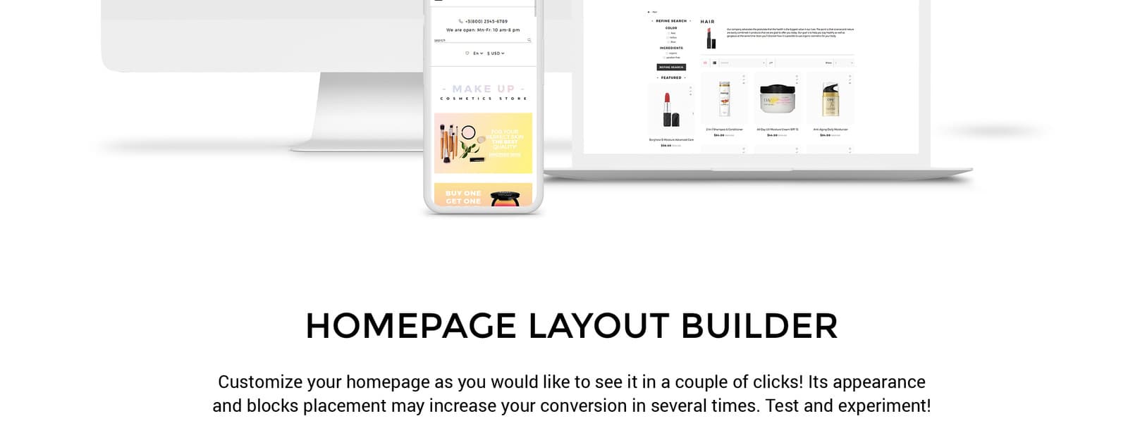 Make Up - Cosmetic store Multipage Clean OpenCart Template - Screenshot 8
