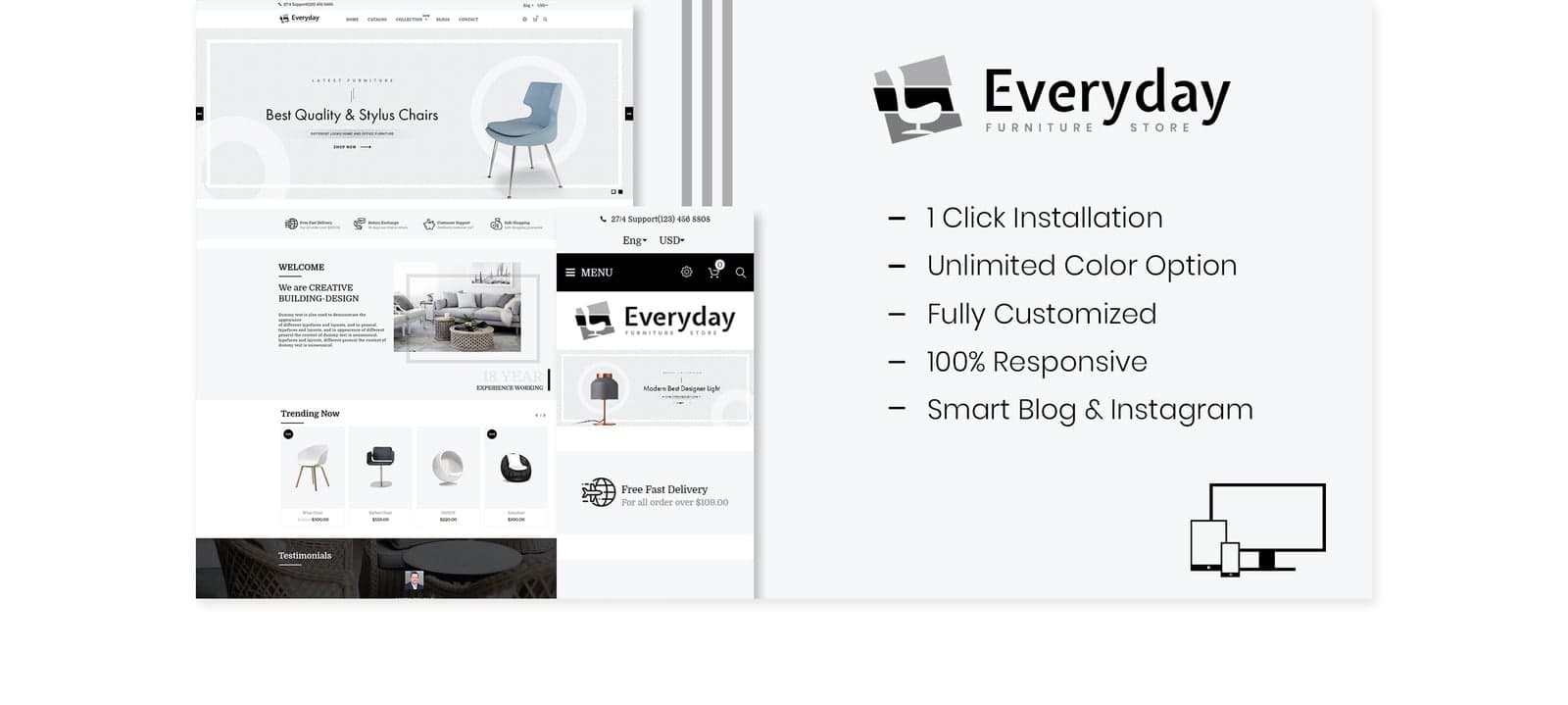 Everyday - Furniture Multipurpose Shopify Theme - Screenshot 6