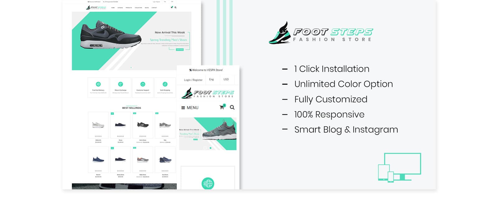 Footsteps - Shoes Multipurpose Shopify Theme - Screenshot 6