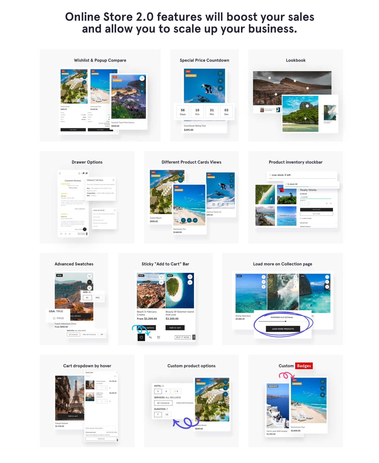 Travel Bureau eCommerce Shopify Online Store 2.0 Theme - Screenshot 10