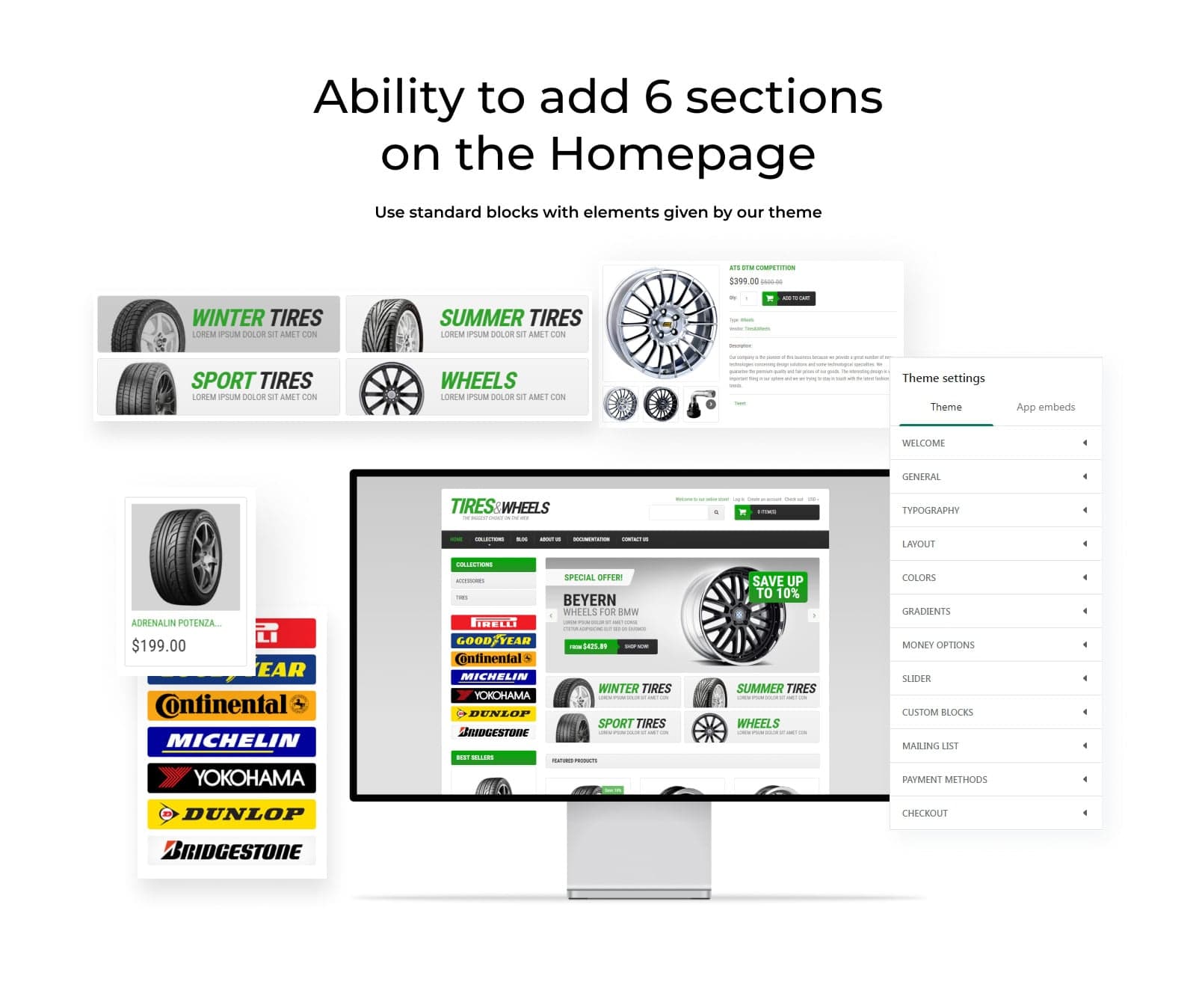 Wheels and Tyres eCommerce Shopify Theme - Screenshot 8