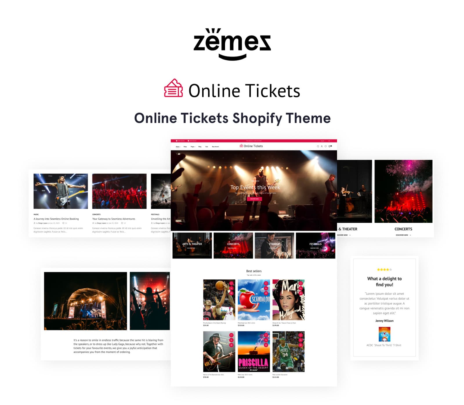 Online Tickets Shopify Theme - Screenshot 6
