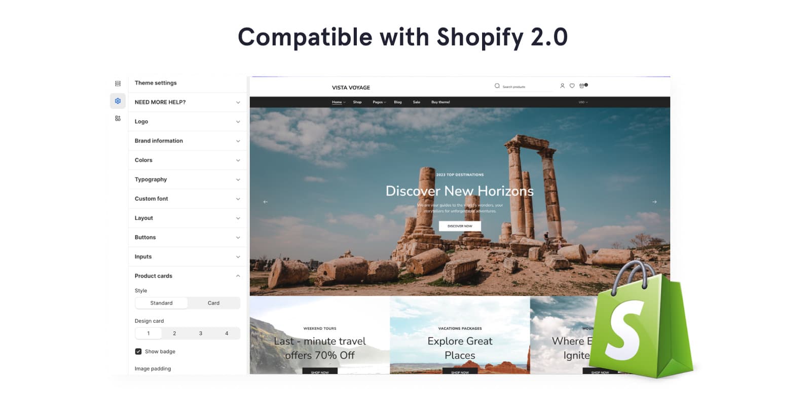 Vista Voyage - Travel Agency Responsive Online Store 2.0 Shopify Theme - Screenshot 8